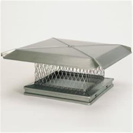 Perfectpillows Homesaver 8 Inch x 17 Inch Homesaver Stainless Steel Single-flue Chiminey Cap 304-alloy PE2547995